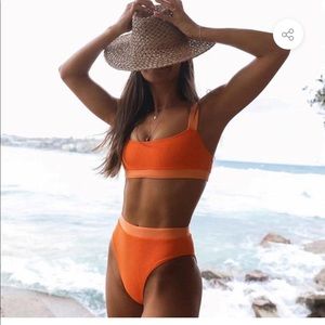 Small orange bikini